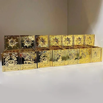 Saint Seiya Mit Pânză de Aur EX Pandora Box Berbec Gemeni Rac Leu Fecioara Balanta Scorpion Sagetator Varsator Pesti Set 12 Figura