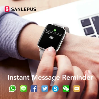 SANLEPUS 2021 NOI efectua Apeluri Ceas Inteligent Bărbați Femei Impermeabil Smartwatch MP3 Player Ceasuri Pentru OPPO Android, Apple, Xiaomi