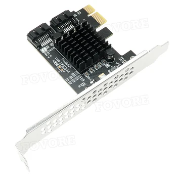 SATA adaptor PCI e 2 port SATA 3 SSD HDD adaptor PCI express sata3 card de expansiune PCI-e 1x 2x 4x 8x, 16x controller Marvell 6Gbps