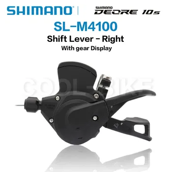 SHIMANO DEORE M4100 Schimbator Maneta Cu Viteze de Afișare RD M5120 Schimbătorul Spate SL M4100 RD M5120 MTB biciclete de Munte 1x10 viteza