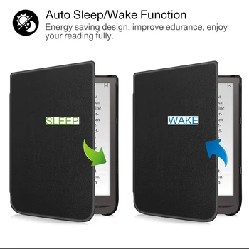 Slim case pentru PocketBook 740 Tusiera 3 Pro E-Book caz pentru Pocketbook 740 de Culoare PB741 7.8 inch E-Reader Auto Somn