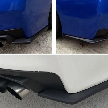 Styling auto 2 BUC ABS Negru Bara Spate Splitter Buze Scuipat Garda de Tapiterie pentru Subaru WRX STi-2019 Accesorii
