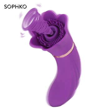 Suge Vibrator Waterproof Clitoridian Stimulator Silicon G Spot Masaj Adult Jucarii Sexuale Pentru Femei Clitoris Fraier Dual Stimulare