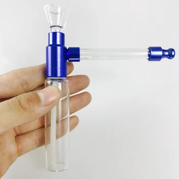 SWSMOK Sticlă Populare Sticla Conducta de Apă Portabil Mini narghilea Narghilea Tutun de Fumat Conducte Cadou de Sănătate Tub Metalic Filtru