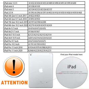 Tableta Caz pentru Apple Ipad 2020 8 8 Gen 10.2 Inch Anti-Toamna Caz Acoperire + Stylus Gratis
