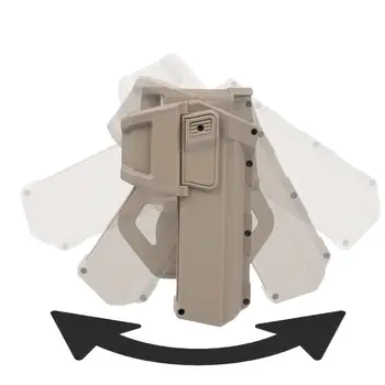 Tactic Glock 17 18 Mobile Tocuri de Pistol cu X300 X400 Lanterna Montat Toc Dreapta Talie Toc de Pistol
