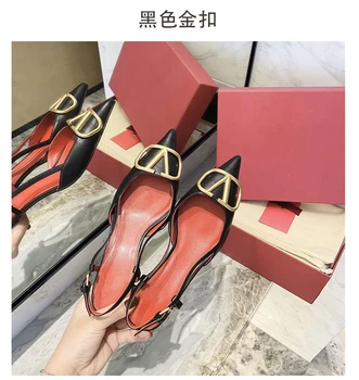 Tocuri inalte Designer Sandale Pantofi pentru Femei Nit Sandale 2021 Sexy Stras Catarama Subliniat 8.5 cm Femei franceză Pisoi Sandale