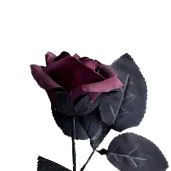 Trandafirul negru Sintetic Buchet de Simulare de Flori de Mireasa Buchet de Mână de Mătase Acasă Decorare Set Consumabile de Nunta DIY