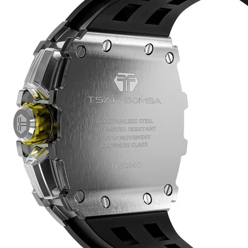 TSAR BOMBA Ceas Barbati Brand de Lux Bena Design rezistent la apa 50M din Oțel Inoxidabil Ceas Sport Cronograf Elegant Mens Watch
