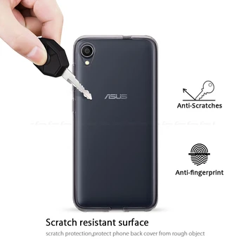 Ultra Subtire Slim Clar TPU Moale Caz Pentru Asus ZenFone Live L1 ZA550KL ZB501KL ZB553KL Silicon Înapoi Capacul Telefonului