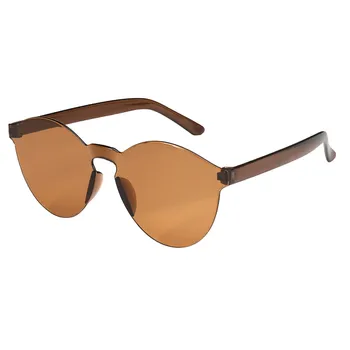 Unisex Ochelari Fara rama Jeleu Transparent ochelari de Soare Moda Bomboane de Culoare în aer liber ochelari de Soare Usoare Ochelari vintage очки X*