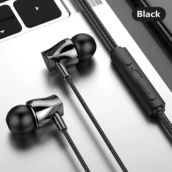 Universal cu Fir Căști Pentru Huawei, Xiaomi, Samsung 3.5 mm AUX Jack Căști Cu Microfon In-ear Căști Dopul Pentru Telefon MP3