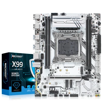 X99 placa de baza LGA 2011-3 set kit cu procesor Intel xeon E5 4620 V3 procesor DDR4 32GB(4*8GB) 2666MHz RAM M-ATX NVME M. 2 SSD X99-K9