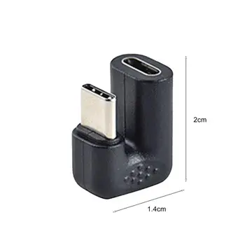 În formă de U 360° Unghi USB 3.1 de Tip C, Masculin-Feminin La Micro USB de sex Feminin OTG USB-C Convertor Adaptor Pentru Huawei Samsung Xiaomi