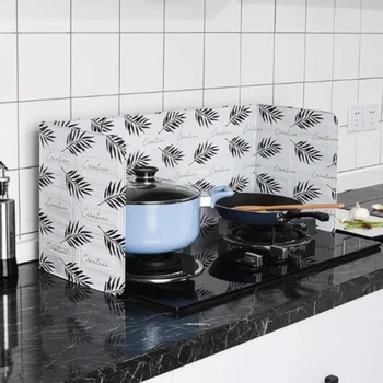 1 BUC Gadget-uri de Bucătărie Stropi de Ulei Ecrane Folie de Aluminiu Placă Aragaz Stropi Dovada Șicane Bucătărie Acasă Instrumente de Gătit L1