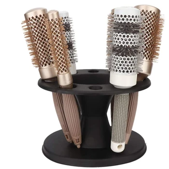 1 buc Rotund Instrumente de Păr Stand Salon Perii, Foarfece de Fier Rola Pieptene Accesorii Suport Instrumente de Hair Styling Brush Holder suport de Stocare
