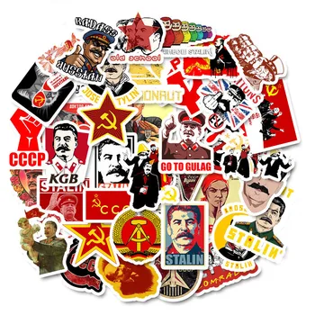 10/50buc/Pachet Uniunea Sovietică a lui Stalin URSS CCCP HET Amestecat Retro Autocolante Impermeabil Autocolante Pentru Bagaje Laptop Skateboard-ul DIY