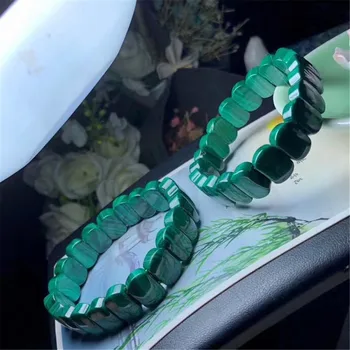 13x9mm Naturale de Verde Malachit Bratara Pentru Femei Lady Om de Cadouri Crystal Stretch Reiki Margele Rotunde de Piatră prețioasă Brățară Bijuterii AAAAA