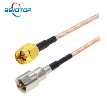 1BUC FME de sex Masculin să-SMA Male Plug RG316 Coadă Cablu Coaxial RF Jumper FME SMA Cablu pentru Modem 3G 15CM~100CM