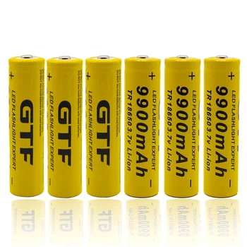 2 buc Brand Nou Bateria 18650 De 3.7 V 9900 MAH Bateria De Suplimente De LTIO Recarregvel Para Lanterna Led Bateria 18650 Atacado