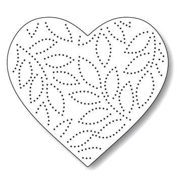 2020 Nou Inima Valentine Cadru de Fundal Încrustare Ștanțare de Metal de Tăiere Moare Pentru Scrapbooking Felicitare de a Face nici timbre