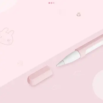 2020New Anti-scroll Pisica Drăguț Silicon de Protecție Caz, Husă Capac Suport Peniță de Acoperire Piele Pentru Apple Pencil 2 pentru iPad pro Creion 2