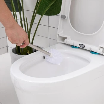 2021 Nou Stil de Articole de Toaletă Pentru Oțel Inoxidabil Mâner Perie de Toaletă Costum de uz Casnic Cadru Cuier Perie de Curatare WC-Borstel