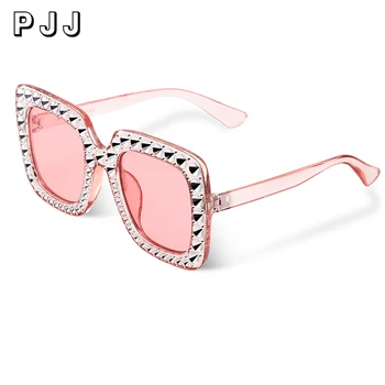 2021 Supradimensionat ochelari de soare Top Stras Brand de Lux ochelari de Soare de Designer pentru Femei Pătrat Nuante de Moda pentru Femei ochelari de Soare Retro