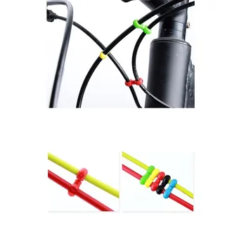 20buc Biciclete MTB Cablului de Frână de S Stil Clipuri Catarama Furtun Ghid Bicicleta Cross Linie Clip Ciclism Accesorii