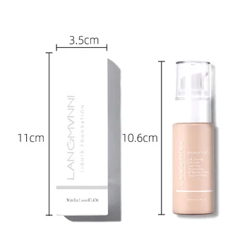 30ml Ulei-control Față de Fundație Machiaj Femei Cosmetice fond de ten Lichid, Soft Matte Concealer Profesional Make-up de Bază