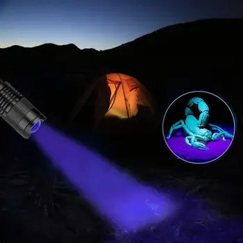 365/395 nm în aer liber Lanterna UV Portabil cu Lanterna UV Portabil Portabil cu raze Ultraviolete Detector de Lumină în aer liber Lumina de Urgență