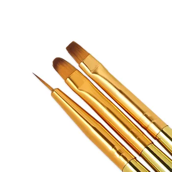 3Pcs/Set Acrilic Nail Art Linie Unghii Arta Perie de Design Pictura Vârful Pen-ului se Ocupe de UV Gel de Desen de Culoare DIY Unghii Îngrijire Instrumente de Manichiura