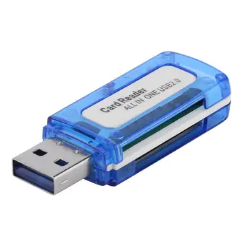4-în-1 Cititor de Carduri de Memorie USB 2.0 All in One Cardreader pentru Micro SD TF M2 pentru Micro SD TF MS Micro M2 de Vânzare Fierbinte