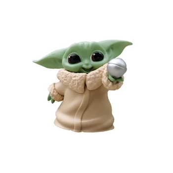 5pcs/sac la 4-6cm Hasbro Yoda Copilul de Acțiune Figura Jucării Yoda Figura Jucării Master Yoda Figuras Păpuși Jucărie Decor Papusa Jucărie