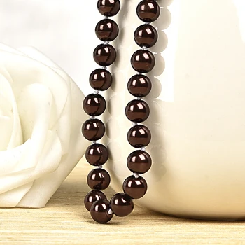 7 mm Transluciditate adauga margele perla Neagră bomboane Sinteza colier de perle, misterios și frumos