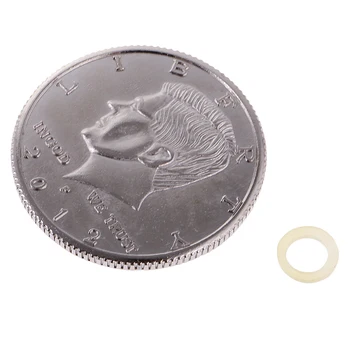 Amuzant ing Monedă Truc de Magie Magnetic Monedă pentru Magician Accesoriu Magic Show 1.18 inch Silver