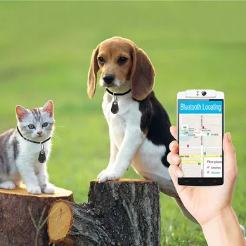 Animale de companie Inteligente GPS Tracker Mini Anti-a Pierdut Localizare Bluetooth Tracer Pentru Câine Pisică Copii Portofel Masina Key Finder Guler pentru animale de Companie Accesorii