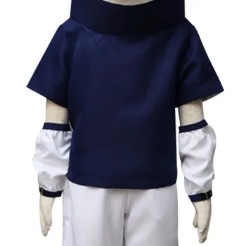 Anime Ninja Pentru Pânză Uchiha Sasuke Hokage Konohagakure Vara Cosplay Costum Copii Cosplayer Fanii De Benzi Desenate Copii, Uniforme