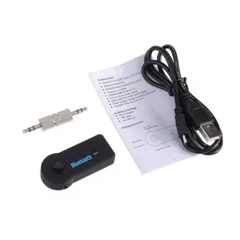 Audio Receptor-Transmițător Bluetooth-compatibil 3.5 mm AUX Stereo Adaptor Bluetooth A2DP Stereo Pentru PC, TV, PSP, Telefon, Video Player