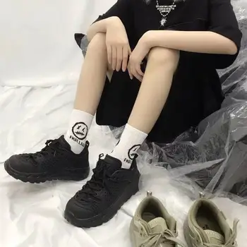 Bumbac Japonez De Desene Animate Model De Stilul Hip-Hop Respirabil Mijlocul Ciorapi Skateboard Șosete 1 Pereche Moale Lung Șosete Pentru Bărbați