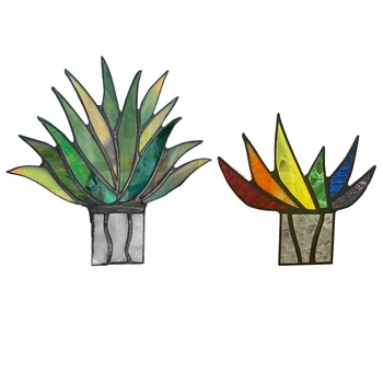 Camera De Zi Ambarcațiuni Artificiale Agave Decor Acasă Mini Cu Ciment Oală Birou Fals Aloe Grădină, Bucătărie Acrilice Planta Baie