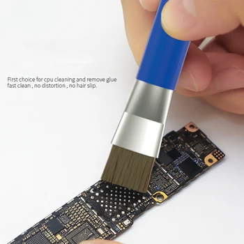 Cap dublu Anti-static Perie PCB Placa de baza Revizie ESD Perie Pentru Telefonul Mobil PCB BGA CHIP IC de Reparații de Lipit Curăța de praf