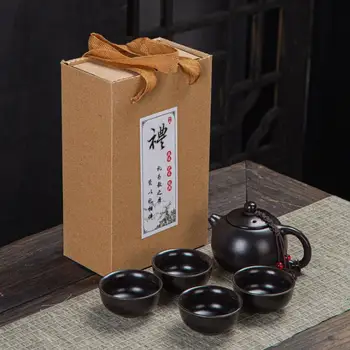 Ceai chinezesc Set Ceainic Ceramic Set de Călătorie Kong Fu Ceai Kit Cadou de Portelan Infuzor kung fu set de ceai