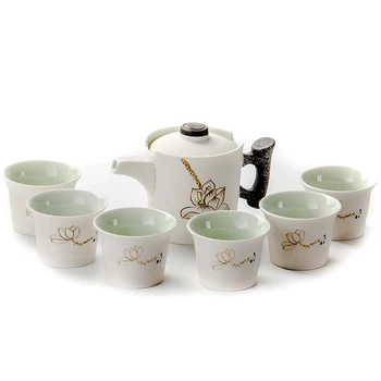 Ceramica de Ceai Ceașcă de Ceai Seturi de Ceai 1 ceainic+6 cesti de ceai din Portelan Chinezesc Ceai Kung Fu Set de Ceasca Drinkware Ceremonia Ceaiului
