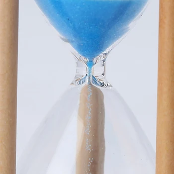 Clepsidra Cu Nisip Cronometru De 3 Minute În Ceas De Nisip Rotunde De Sticlă De Ceas Lemn Timer Acasă Decorare Accesorii Clepsidra