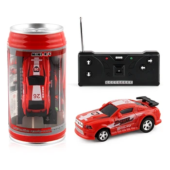 De Vânzare la cald Culori cutie de coca-Cola Mini RC-Car Autovehiculului Telecomanda Radio Micro Masina de Curse Pentru Copii Jucărie Cadouri Cadouri Rc Jucărie Pentru Băiat