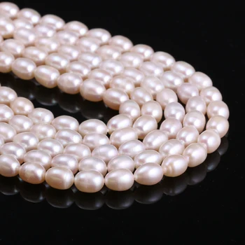 De înaltă Calitate Naturale, Perle de apă Dulce Margele Real de Perle de Cultură Margele Vrac pentru a Face Bijuterii DIY Bratara Fir de 13 Inch