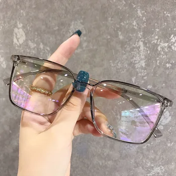 Femei de moda V Pătrat Ochelari Cadru Bărbați Optice Glasse Cadru Retro Ochelari de vedere Ochelari de Calculator pahare Transparente