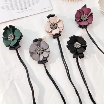Femei Floare Donut Maker Bun Perle Mari Panglică de Păr DIY Stil de a Face Instrumente de Stil de Moda coreeană Bigudiu de Păr Accesorii