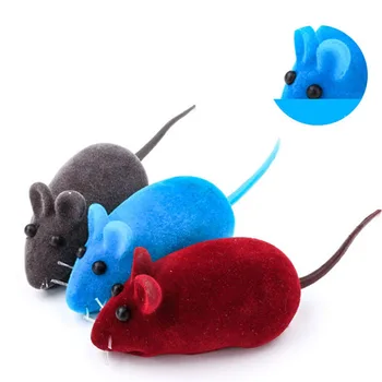 Fierbinte Jucării Pisica False Mouse-Ul Mini Animale De Companie Amuzant Joc Jucării Consumabile Pentru Animale De Companie Cu Pene Juca Activitatea De Pluș Cauciuc Vinil De Sunet Realiste Jucarii